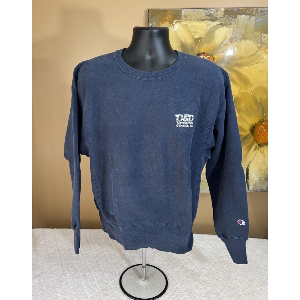 Vintage Champion Reverse Weave D&D Distribution Services Sweatshirt Size Medium